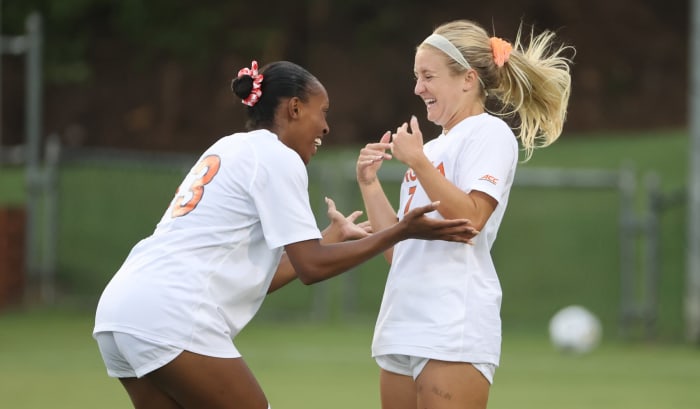 Rebecca Jarrett and Alexa Spaanstra, Virginia Cavaliers women's soccer